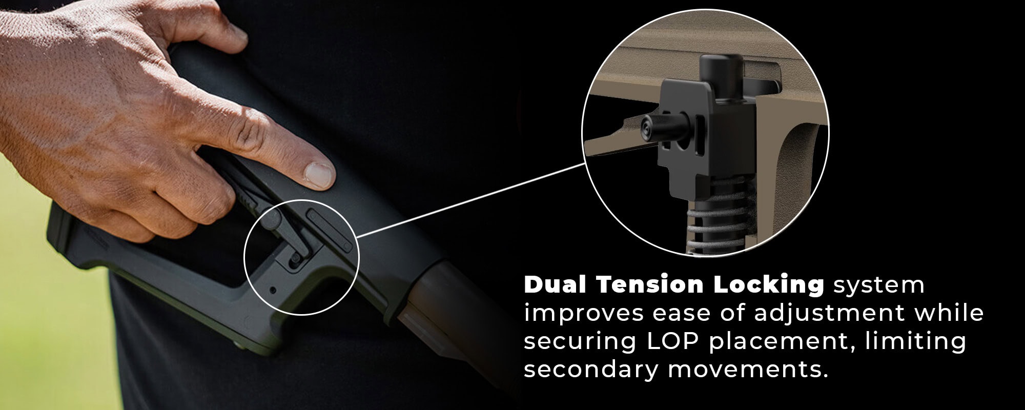 Magpul Stock MOE DT-PR - QD Mil-Spec FDE MAG1447-FDE