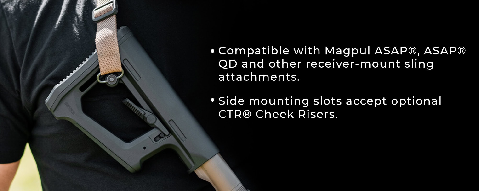 Magpul Stock MOE DT-PR - QD Mil-Spec FDE MAG1447-FDE