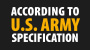 According to US Army specification