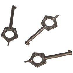 ASP - Pentagon Handcuff Key - 3 pcs - 56523-3