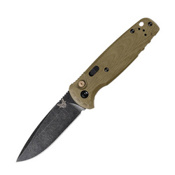 Benchmade - 4300BK-02 CLA Tactical Knife - CPM MagnaCut - Black / Brown - 4300BK-02