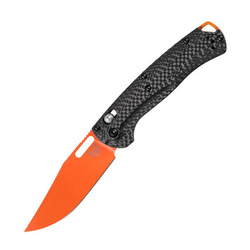 Benchmade - Taggedout Hunting Knife - CPM MagnaCut - Black / Orange - 15535OR-01