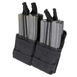 Condor - Double Stacker M4 Mag Pouch - Black - MA43-002