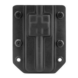 DOUBLETAP GEAR - OWB Kydex Holder for CAT7 Tourniquet - With Cross - Black