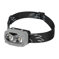 Falcon Eye - Headlamp Flashlight Quest - 415lm - USB-C - Rechargeable - Dual Power System - Gray - FHL0035