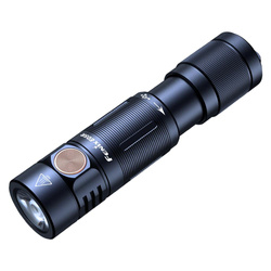 Fenix - Rechargeable LED Keychain Flashlight E05R - 600 lumens - Black - 039-493