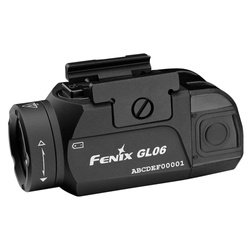 Fenix ​​- Tactical Pistol Flashlight GL06 - 600 lm - Picatinny / Glock - Black - GL06