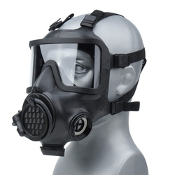 Gas Mask OM-2020 - Drinking Port - Bidon - Black