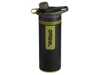 Grayl - GeoPress water filter bottle - 710 ml - Black / Green - 400-BLK