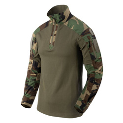 Helikon - MCDU Combat Shirt - Woodland / Olive Green - BL-MCD-SP-0302A