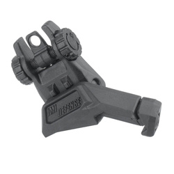 IMI Defense - Polymer Rear Flip Up Sight 45 Degrees Offset - Black - IMI-Z7245-BLK