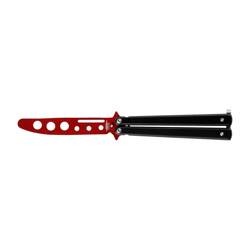 Joker - Butterfly Training Knife - 3Cr13MoV - Black / Red - JKR830