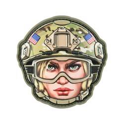 M-Tac - Emoji USA Girl Patch №3 - PVC 3D - Camo - 51354005