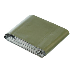 MFH - NRC Foil / Emergency Blanket - Silver / Green OD - 27134 