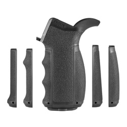 MFT - Pistol Grip for AR15 Engage - With Interchangeable Panels - Black - EPGI16-BL