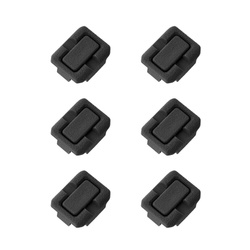 Magpul - Front Handguard Cable Organizer Wire Control Kit - 6 pieces - M-LOK - Black - MAG1296-BLK