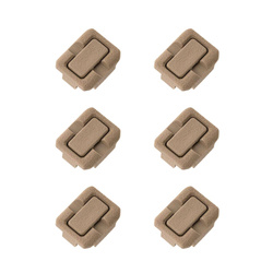 Magpul - Front Handguard Cable Organizer Wire Control Kit - 6 pieces - M-LOK - Flat Dark Earth - MAG1296-FDE