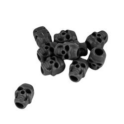 Mil-Tec - Skull Cord Stoppers - 10 pcs - Black - 13458212