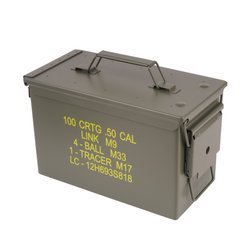 Mil-Tec - US Army M2A1 .50 Cal Steel Ammunition Box - Replica - 15963200