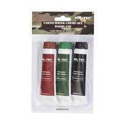 Mil-Tec - Woodland Camo Face Paint Set - 3 Colors - 16332000