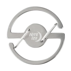 Nite Ize - Carabiner Medallion Key - Steel - Silver - MKC-11-R3