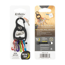 Nite Ize - KeyRack+™ S-Biner® - Black - KRB2-01-R6