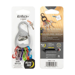 Nite Ize - KeyRack+™ S-Biner® - Silver - KRB2-11-R6