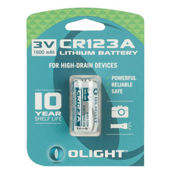 Olight - Lithium battery - CR123A 3V 1600 mAh - OLB3-123A