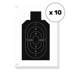 Paper Target Shooting Shield No. 3 - 500 x 700 mm - 10pcs. - T07044