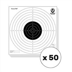 Range Solutions - PSP TS-2 Shooting Targets - 520 x 520 mm- 50 pcs. - RAN-14-022077