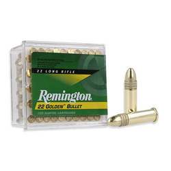 Remington - Rimfire Ammunition .22LR HV RN 40 gr / 2.6 g - Brass - 100 Rounds - 21276