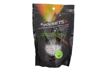 Rockets - Biodegradable ASG Professional BBS - 0.23 g - 1000 pcs - White - ROC-16-010508