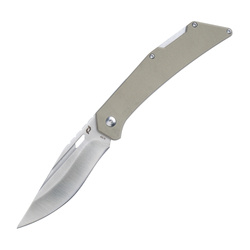 Schrade - Slingshot Lockback Folder Folding Knife - AUS-10 - Tan - 1159301