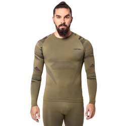 Spaio - Tactical Long Sleeve Thermal Shirt - Forest Green