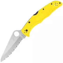 Spyderco - Pacific Salt 2 FRN knife - Spyder H2 - Yellow - C91SYL2