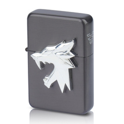 Tasman - Gasoline Lighter - Wolf Medallion - Q310244