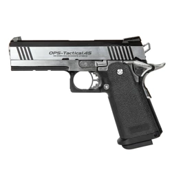 Tokyo Marui - Replica ASG of the Pistol Hi-CAPA Custom - Black/Silver - TMR-02-029604