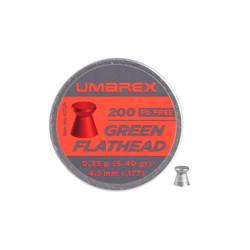 Umarex - Green Flathead Air Gun Pellets 4.5 mm 200 pcs - 4.1709