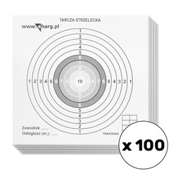 Universal Shooting Target - 140 x 140 mm - 100 pcs - 100-01