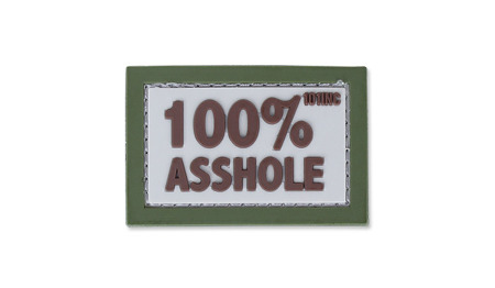 101 Inc. - 3D Patch - 100% Asshole - Sand -  3D PVC Morale Patches