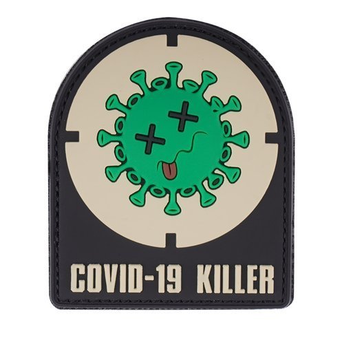 101 Inc. - 3D Patch - Covid-19 Killer - 444130-7414 -  3D PVC Morale Patches