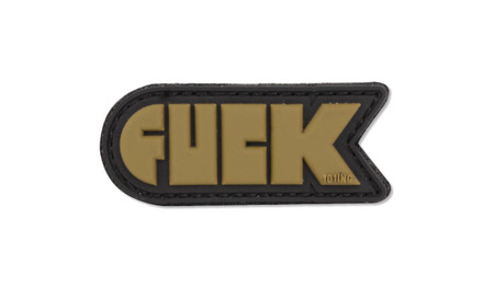 101 Inc. - 3D Patch - F*ck - OD Green - 444130-5138 -  3D PVC Morale Patches