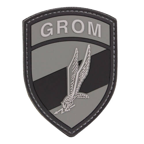 101 Inc. - 3D Patch - GROM - Grey - 444130-7072 -  3D PVC Morale Patches