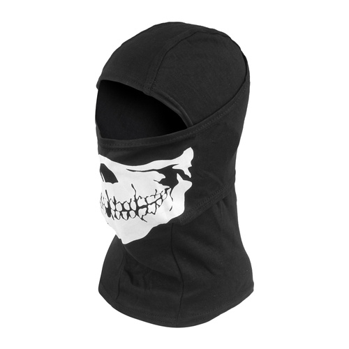 101 Inc. - Cotton Balaclava with Skull Print - Black - 214278  - Balaclavas