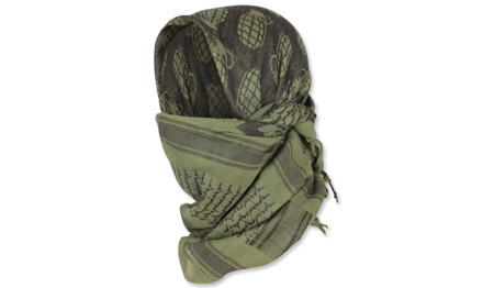 101 Inc. - Grenade Shemagh - OD Green - Multi-wrap, Shemagh & Scarves