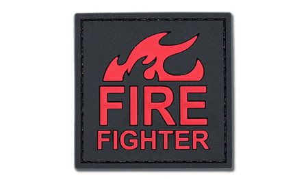 4TAC - PVC Patch - Firefighter -  3D PVC Morale Patches