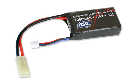 ASG - AEG Battery - LiPo - 7,4V - 1000 mAh - 30C - [1] - 17462 - LiPo 7.4 V Batteries