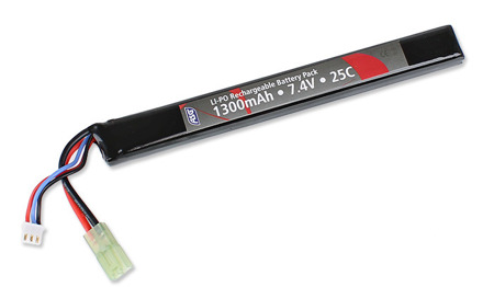 ASG - AEG Battery - LiPo - 7,4V - 1300 mAh - 25C - [1] - 18568 - LiPo 7.4 V Batteries