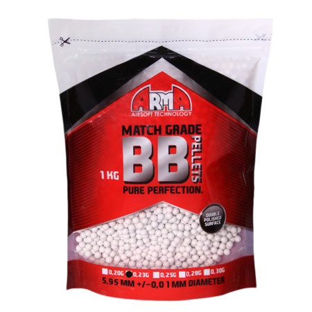 Arma Tech - Match Grade Airsoft BB Pellets - 0.23g - 4347 rds - 0.23 g BBs