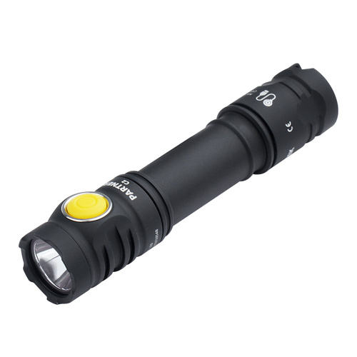 Armytek - LED Flashlight Partner C2 - White Light - 1100 lm - 18650 - Black - F07802C - LED Flashlights